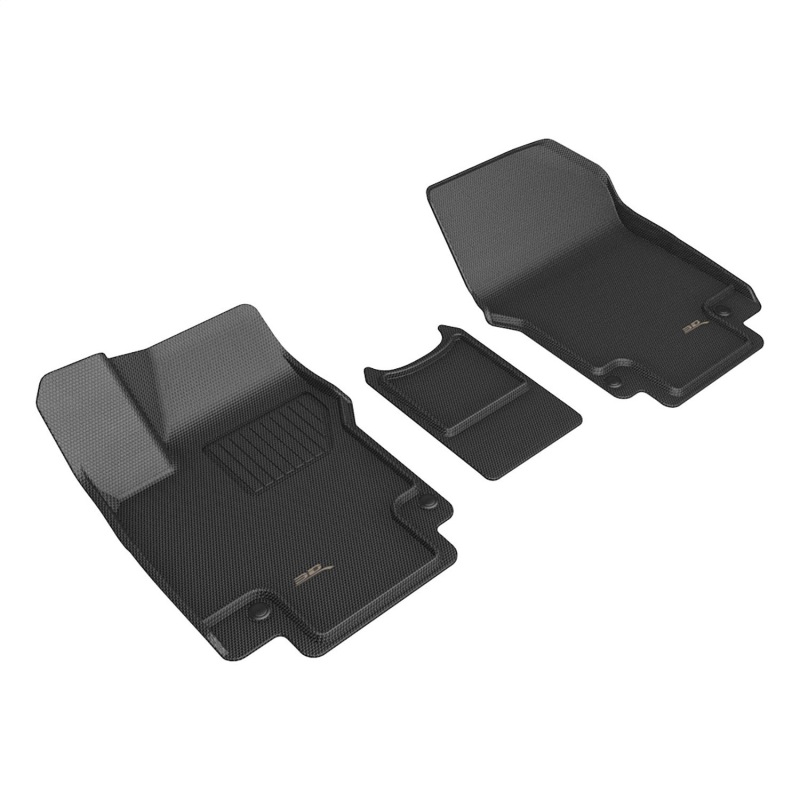 Hyundai Ioniq 5 Floor Mats - Front - 3D MAXpider - Kagu - Black - `25-`26